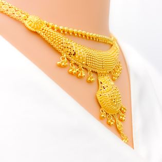 22k Traditional Gold Necklace - Image 3