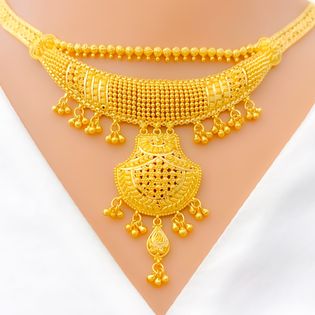 22k Traditional Gold Necklace - Image 2